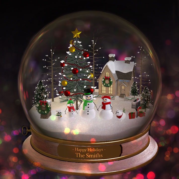 custom made snow globe