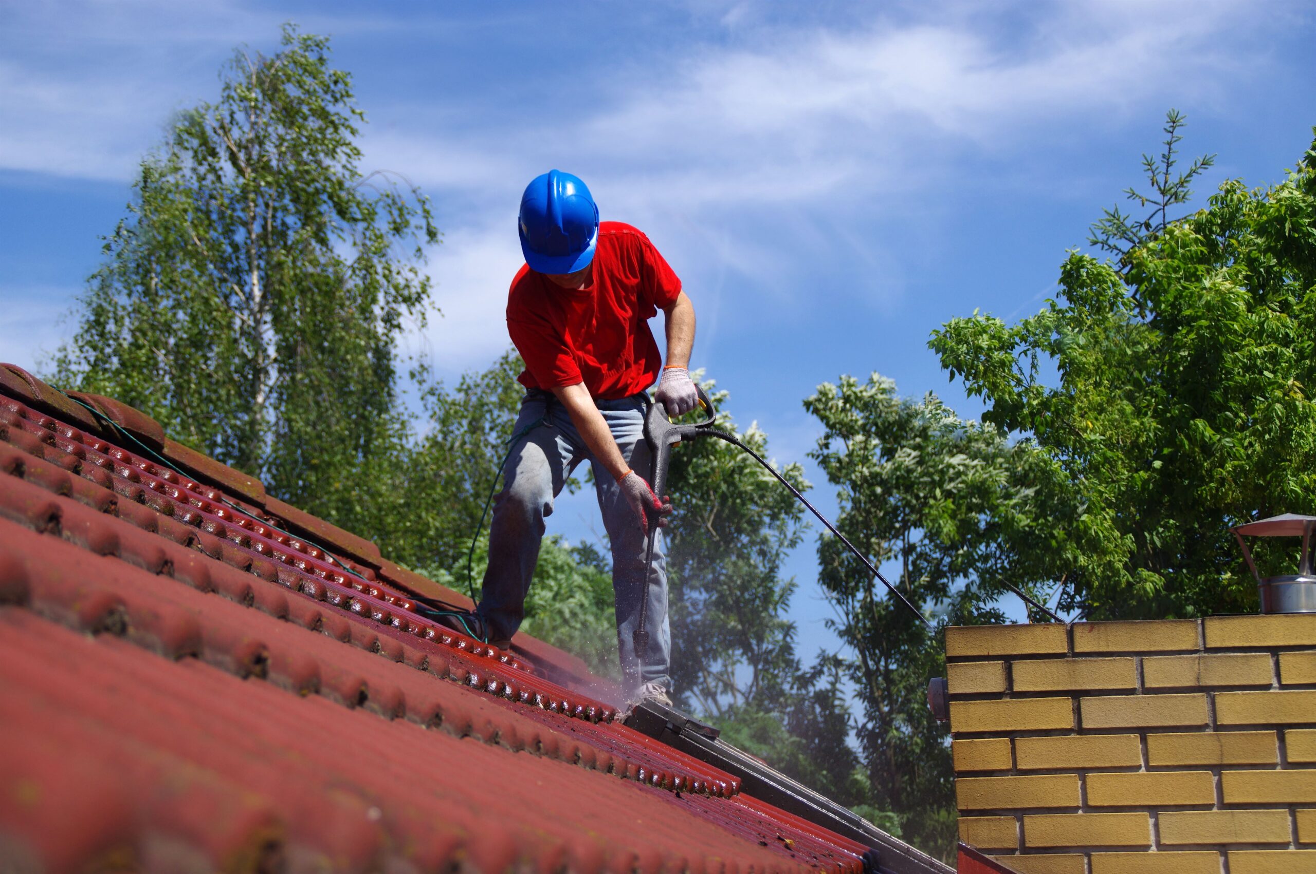 Private rooftop cleaning